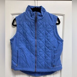 Breckenridge Women's Blue Quilted Full-Zip Flower Pattern Vest
NWT